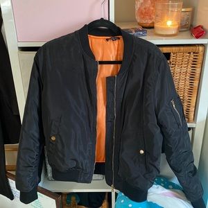 Oversized bomber jacket